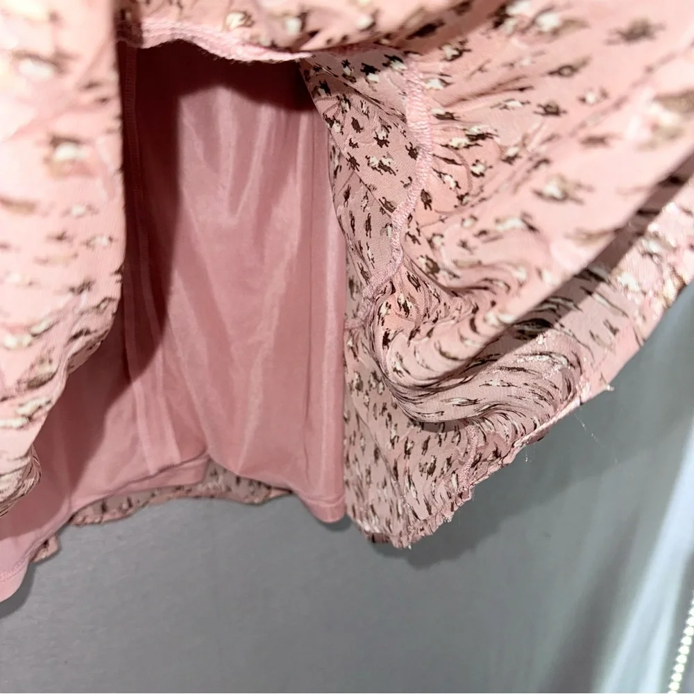 Imoga‎ - NWT big girls Mindy Ruffle mini dress long sleeve elastic waist pink 12